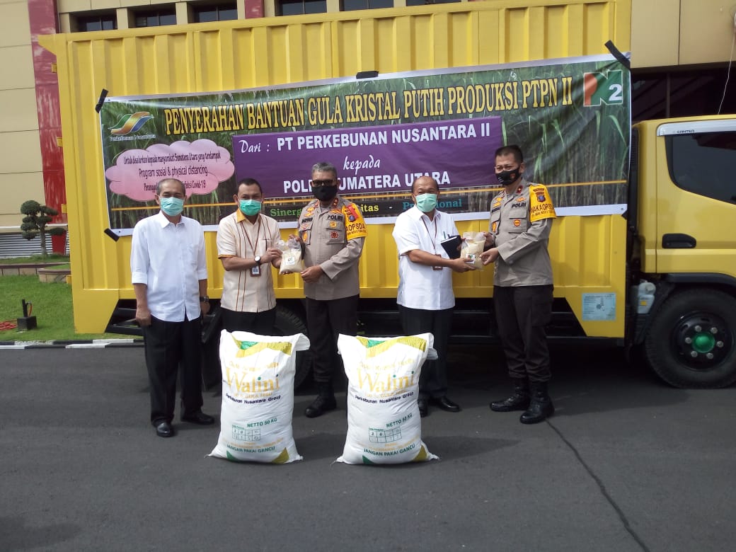 PTPN II dan Polda Sumut Kerjasama Salurkan CSR
