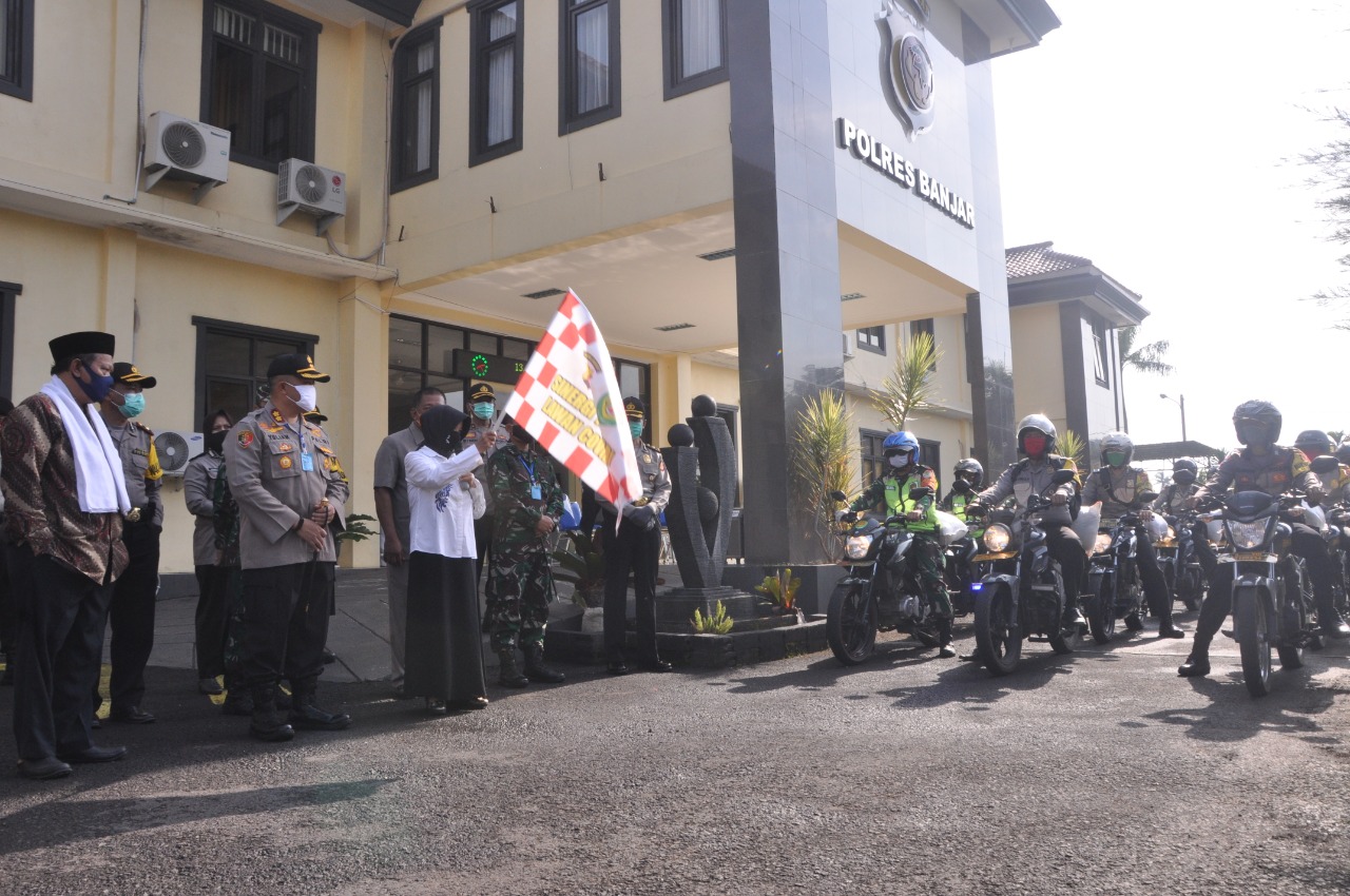 Polres Banjar, Sisir Warga yang Belum dapat Bantuan Covid-19