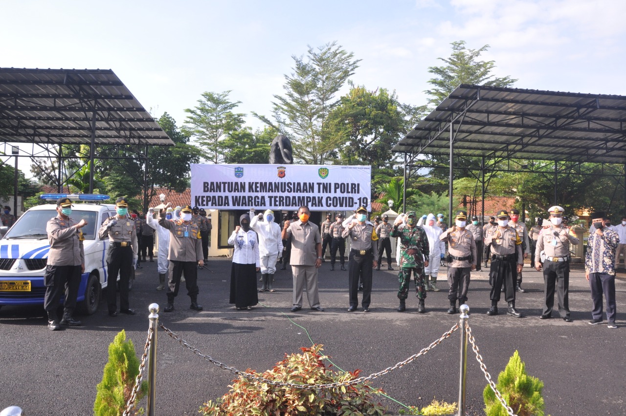 Polres Banjar, Sisir Warga yang Belum dapat Bantuan Covid-19