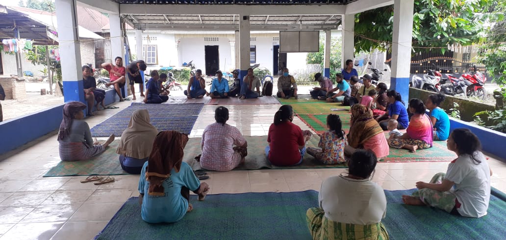 Polsek Namorambe, Ikut Rapat Guna Awasi Dana Desa