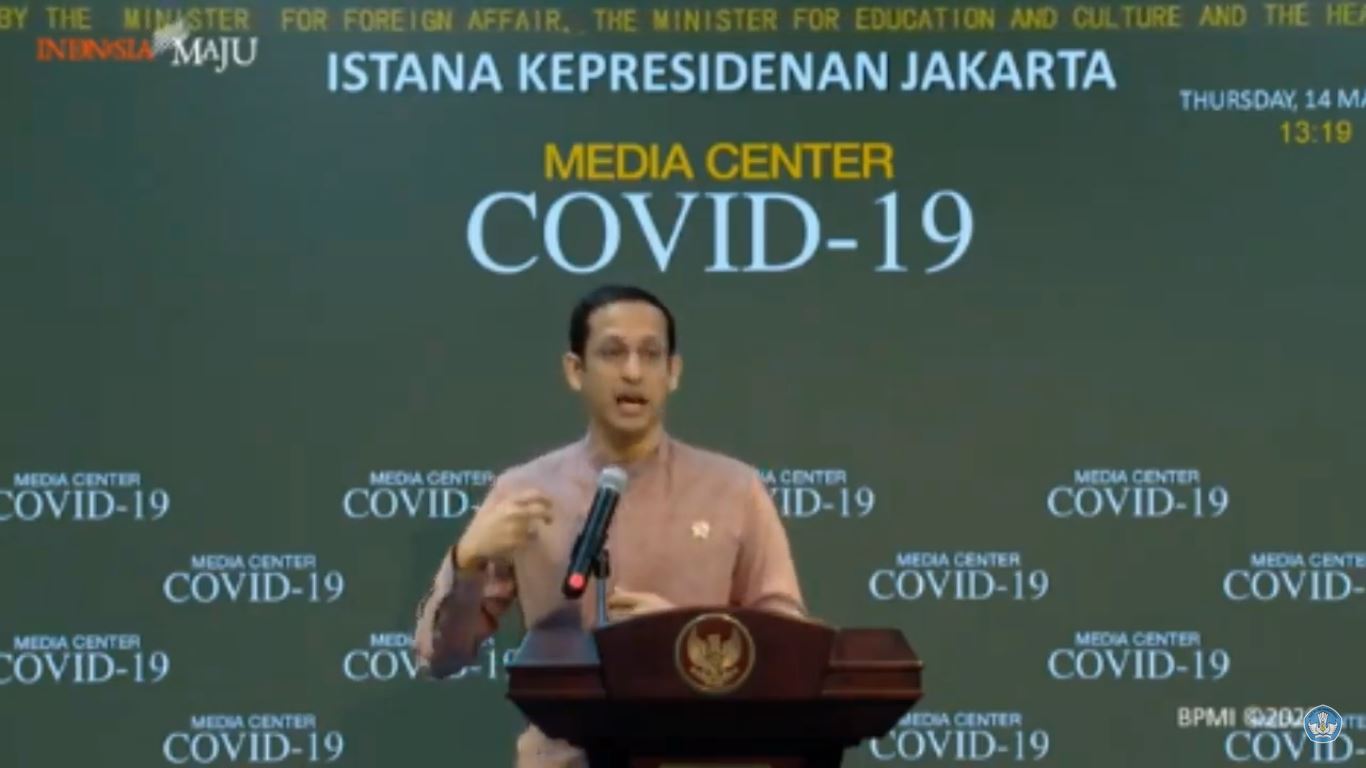 Kemendikbud Lakukan Penyesuaian Pembelajaran Saat Covid-19