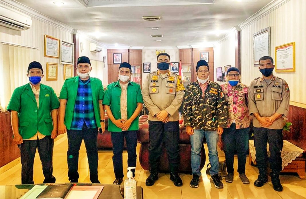 GP Ansor Medan, Laksanakan Audiensi dan Silaturahmi ke Kapolrestabes