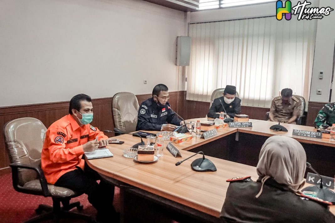 Gugus Tugas Covid-19 Ciamis, Gelar Rapat Persiapan New Normal