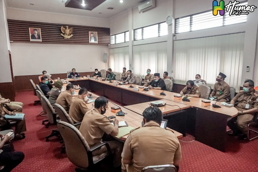 Gugus Tugas Covid-19 Ciamis, Gelar Rapat Persiapan New Normal