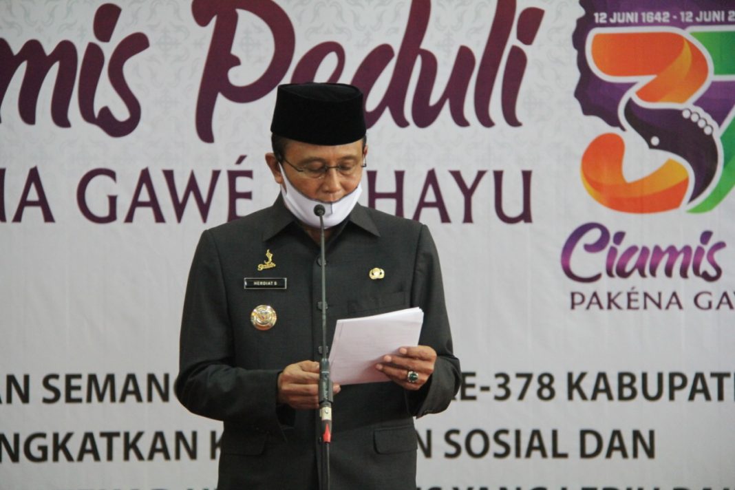 Hari Jadi Ciamis, Bupati : Berharap Pasca Covid-19 Tidak Ada Tersangkut Hukum