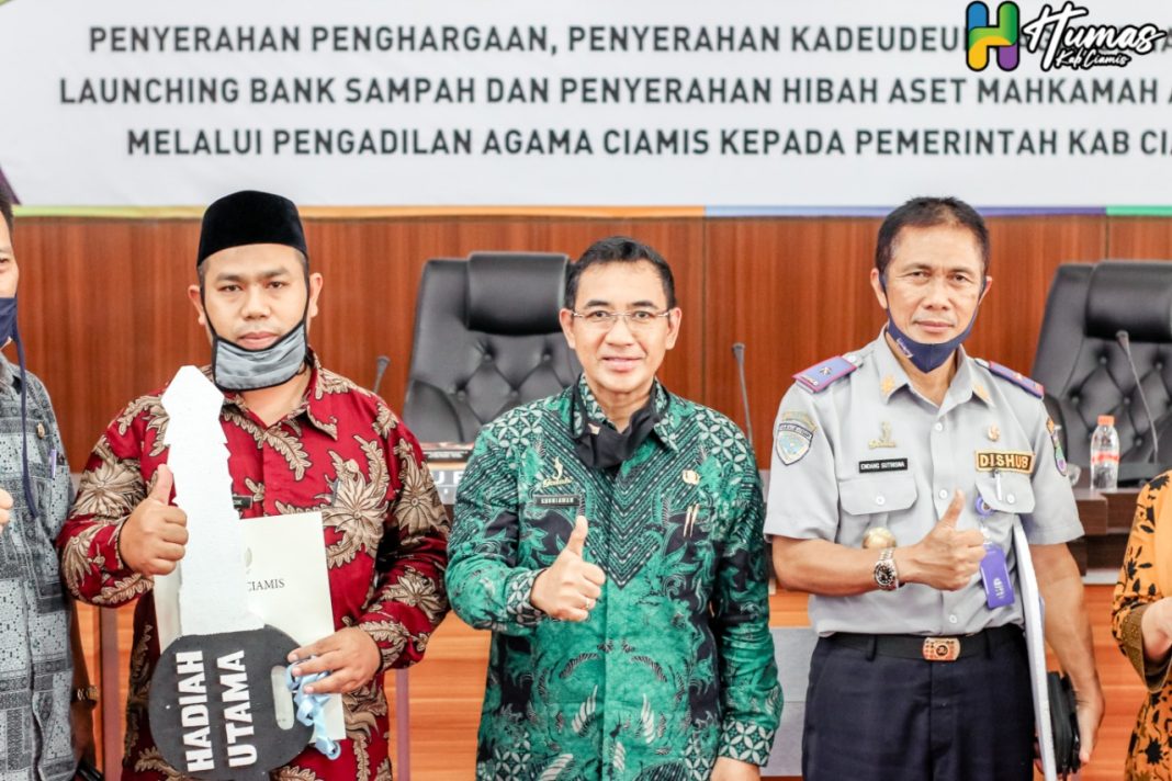 Hari Jadi Ciamis, Bupati Resmikan Bangunan Secara Virtual