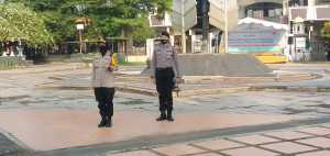 Kapolres Banjar, Pimpin Langsung Pengamanan Aksi Damai Tolak RUU HIP