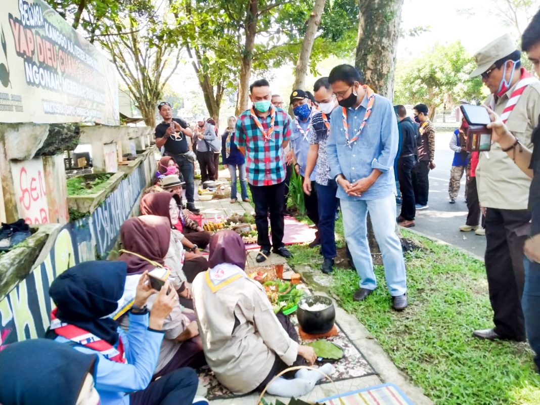 New Normal di Ciamis, Herdiat Ajak Pramuka Sosialisasi kepada Masyarakat