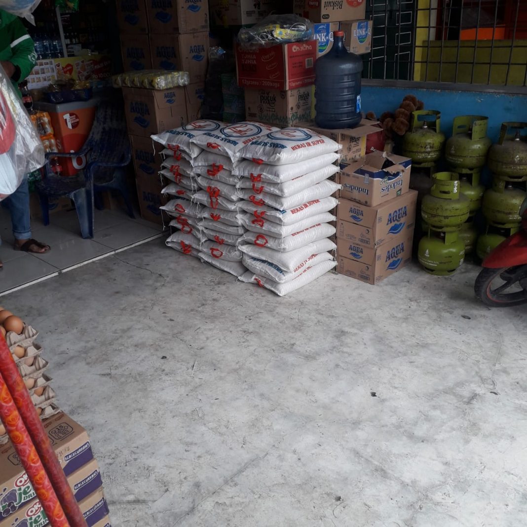 Pasar Murah 2020, Diduga Kades Lalang Jual Beras Sisa
