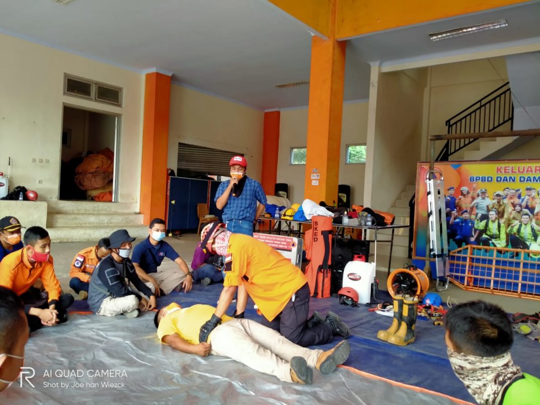Siaga Covid-19, Polres Banjar Gelar Latihan Bersama