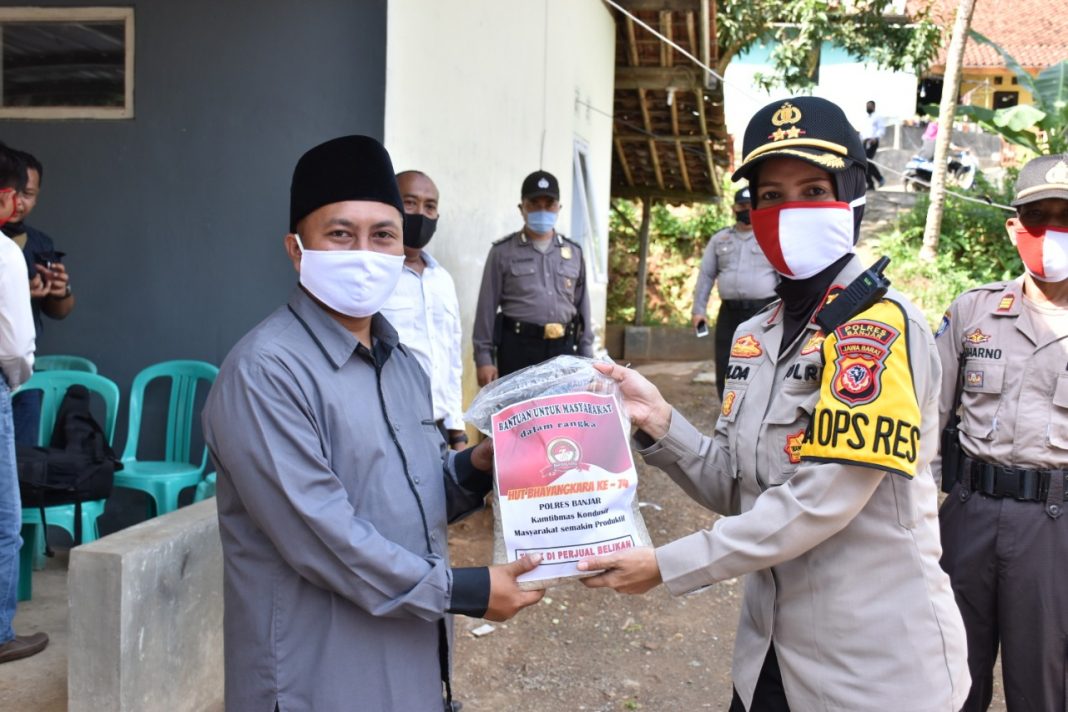 HUT Bhayangkara ke-74, Kapolres Banjar Kunjungi Ponpes Miftahul Amanah