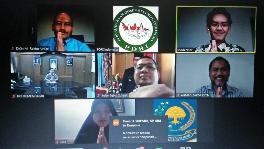 BPP Kemendagri, PDRI dan Fisip Universitas Al-Ghifari Dorong Daerah Lakukan Inovasi
