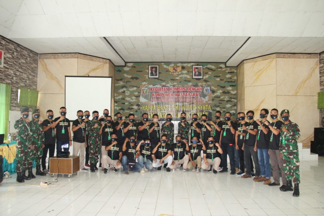 Yonif Raider 323/Buaya Putih, Gelar Komsos dengan Komponen Masyarakat