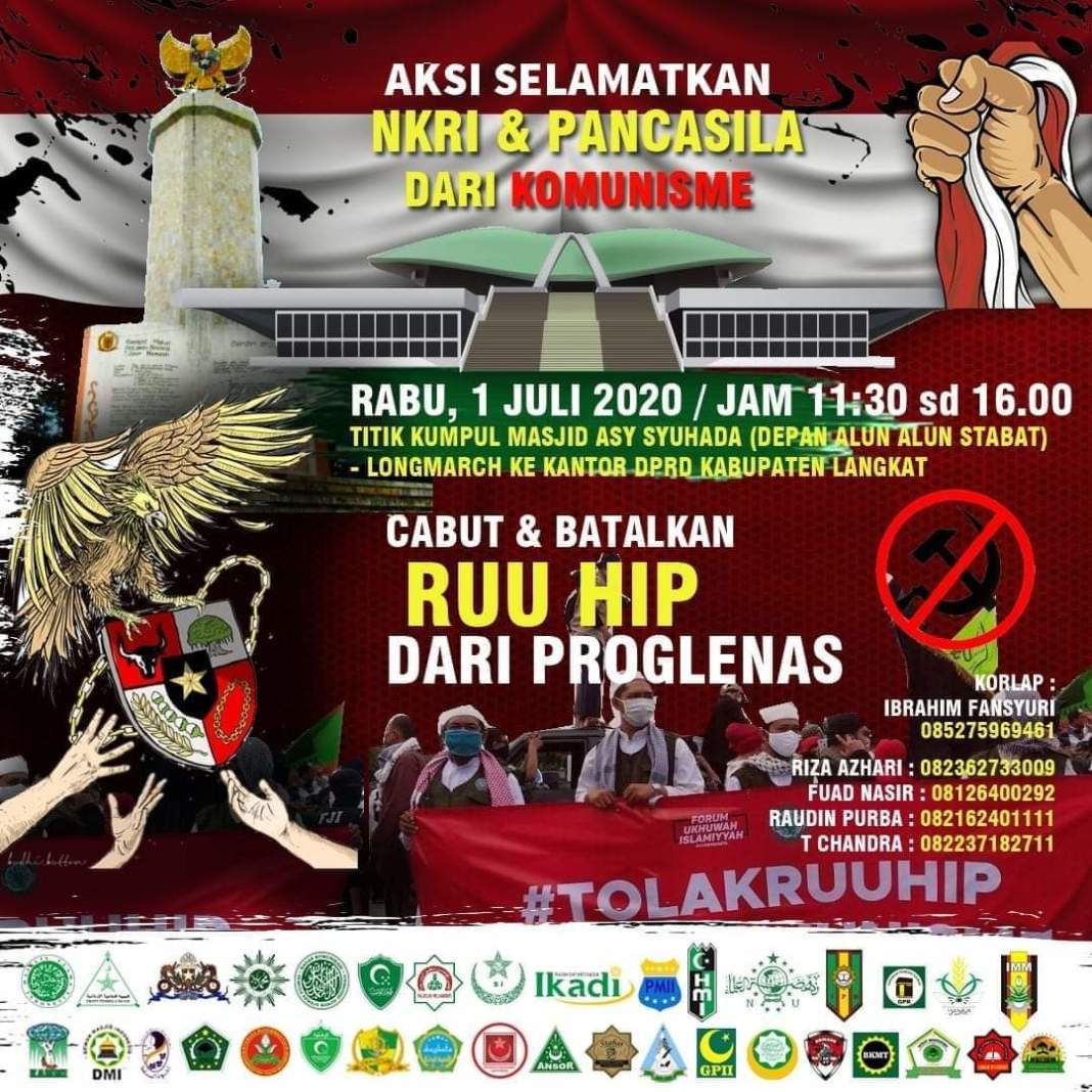 Tolak RUU HIP, Ribuan Ormas Islam dan Masyarakat Akan Padati Gedung DPRD Langkat