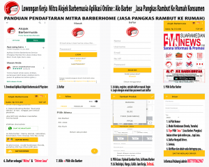 Cara Daftar Alo Barber (Jasa Pangkas Rambut) Di Alojek Barbernusia