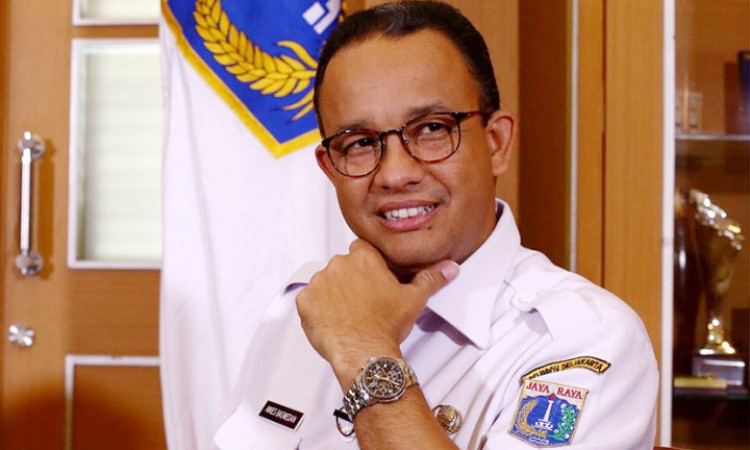 Anies Diapit Ganjar dan Prabowo