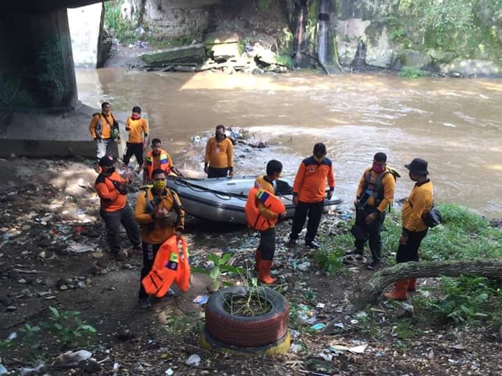 BPBD Kota Medan Susur Sungai Deli Sosialisasi Adaptasi Kehidupan Baru