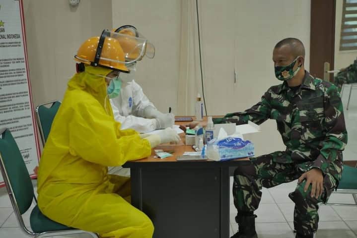 Pemko Medan Bersama Kodim 0201/BS Gelar Rapid Test