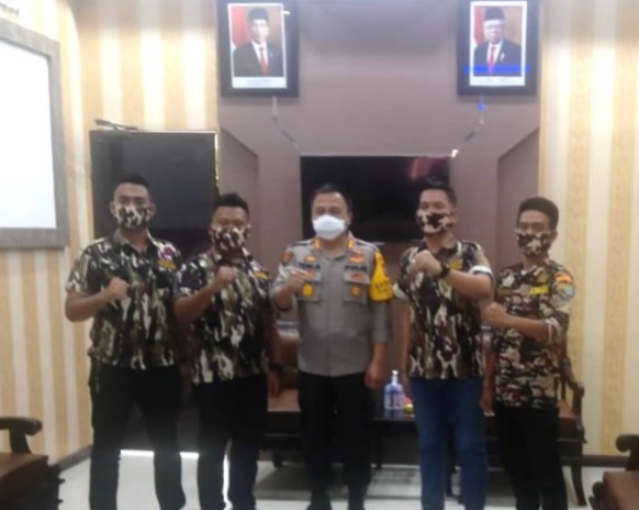 GM KB FKPPI Gelar Audiensi Bersama Kapolresta Deli Serdang