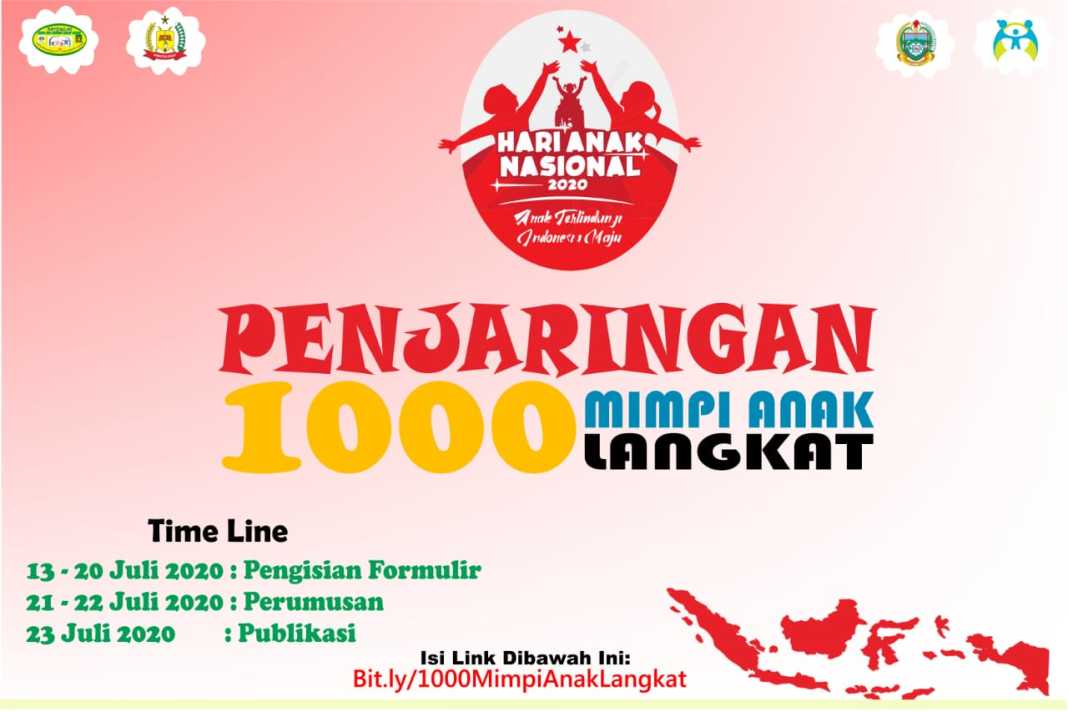 Hari Anak Nasional 2020, Forum Anak Kab. Langkat Jaring 1000 Mimpi