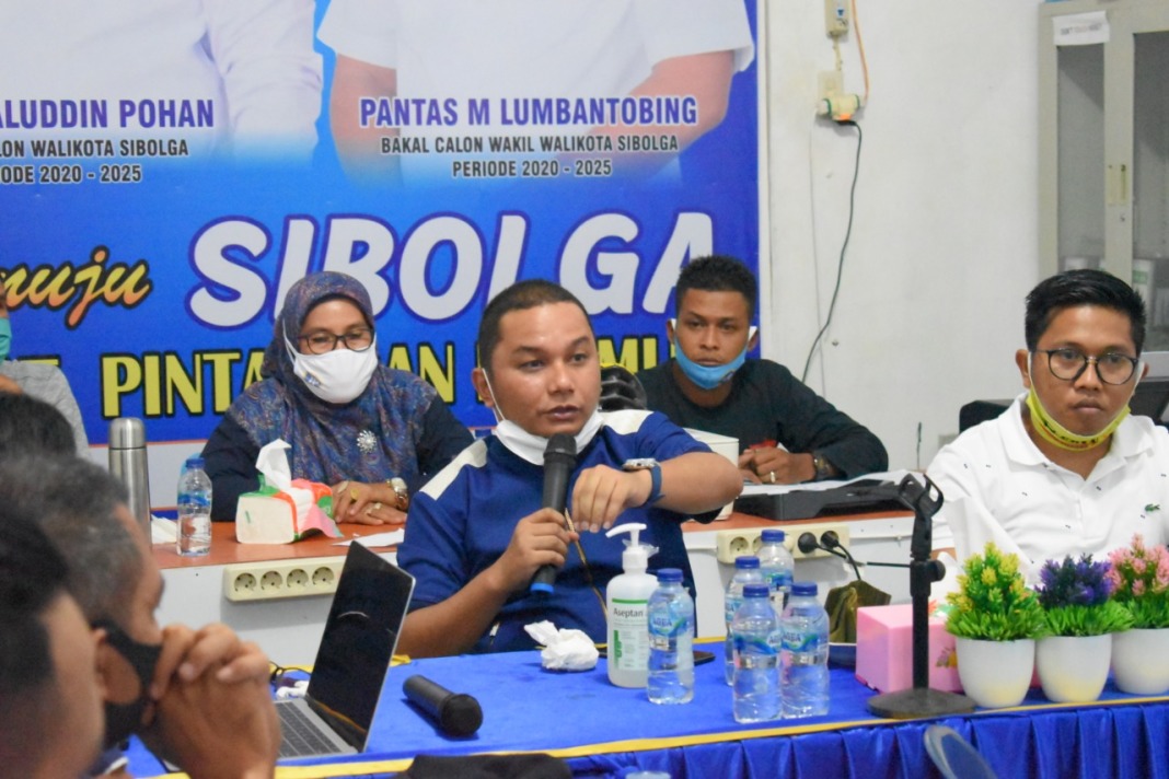 Ketua Nasdem Tapteng Pimpin Rapat Relawan JP