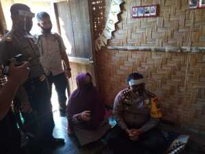 Kapolres Langkat, Jenguk dan Berikan Bantuan kepada Nano