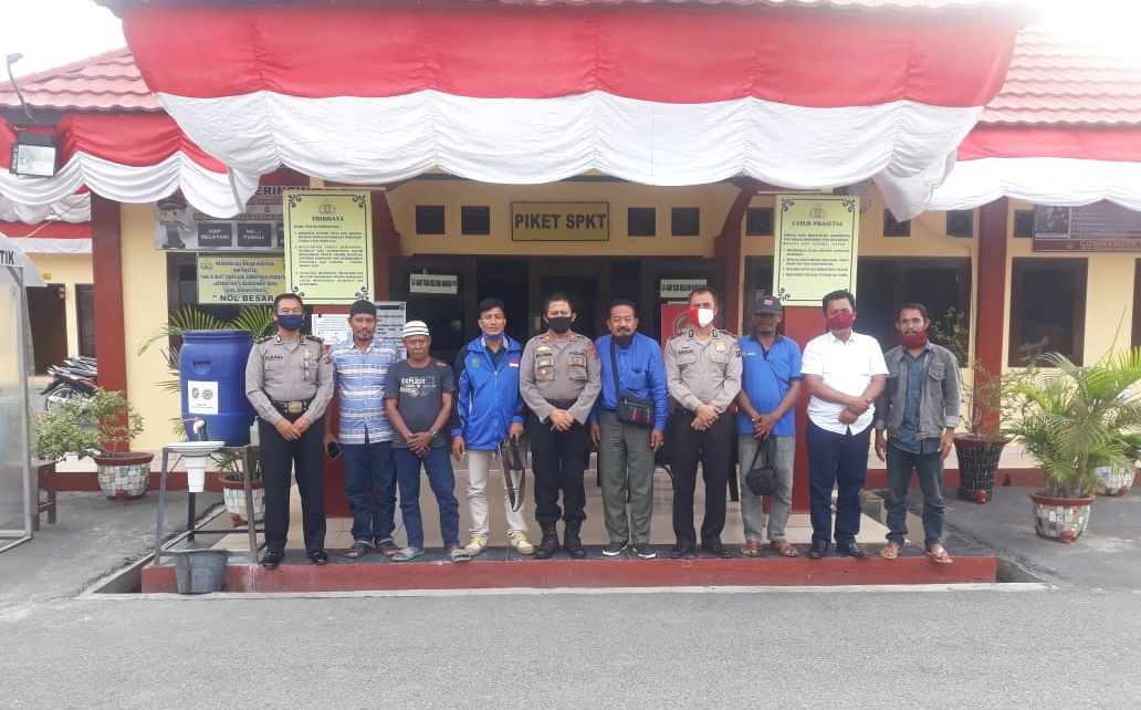 Kapolsek Beringin, Terima Audensi Dari Pokmaswas Laut Selat Malaka Kecamatan Pantai Labu