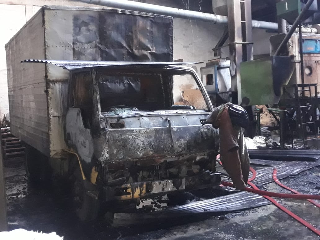 Kilang Padi Terbakar di Deli Serdang, Kerugian Ditaksir 800 Juta