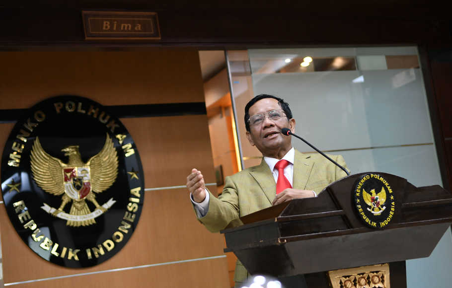 Serahkan RUU BPIP ke DPR, Mahfud Sebut Pancasila Tetap Lima Sila