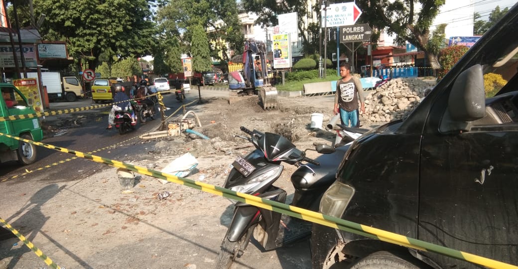 PDAM Tirta Wampu, Akui Pipa Bocor di Simpang Maut Stabat