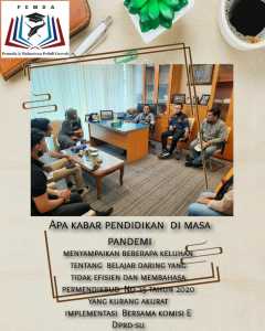 Pemda Kota Medan, Audiensi dengan Komisi E DPRDSU Bahas Pendidikan Dimasa Pandemi Covid-19 (2)
