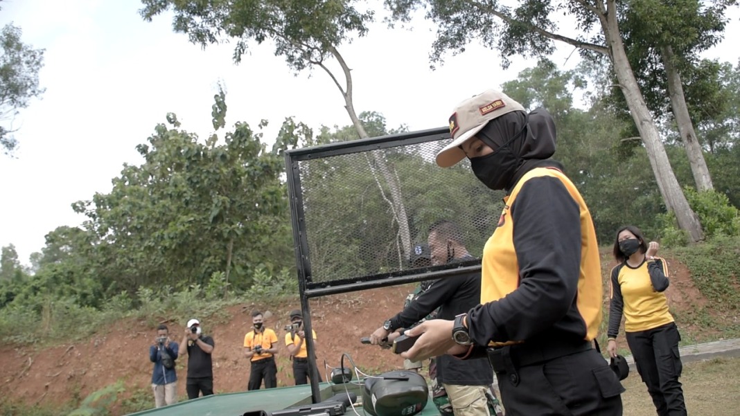 Polres Banjar, Gelar Latihan Menembak