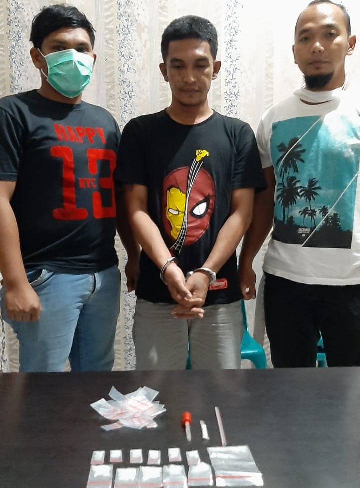 Polres Binjai, Amankan Narapidana Asimilasi Pengedar Sabu