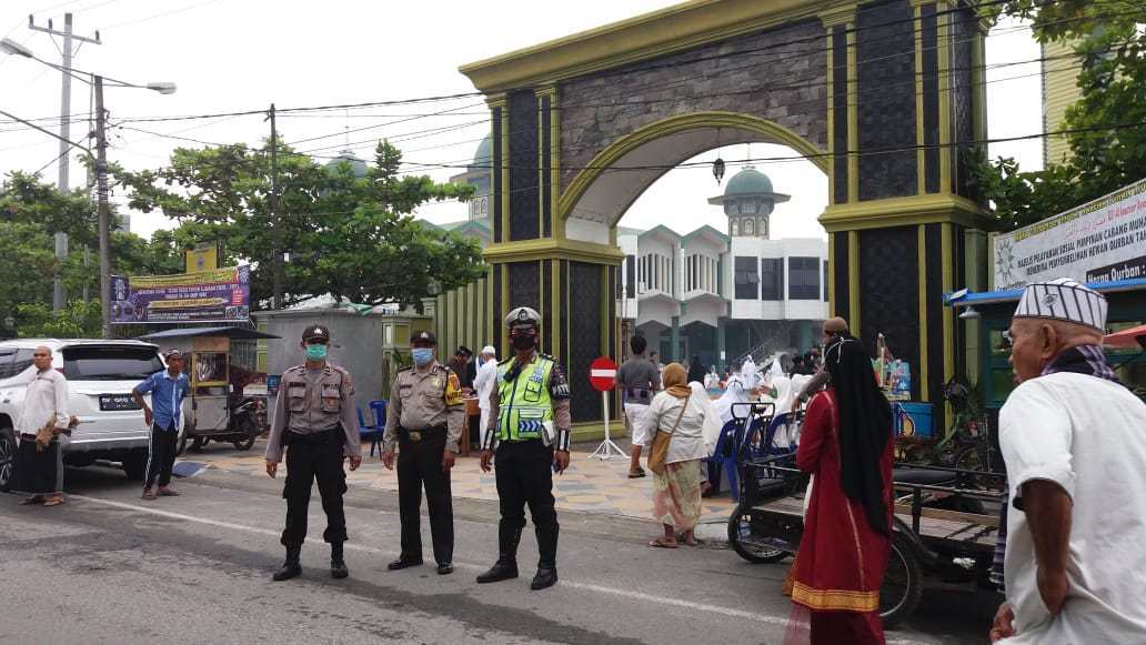 Polresta Deli Serdang, Amankan Malam Takbiran dan Sholat Idul Adha