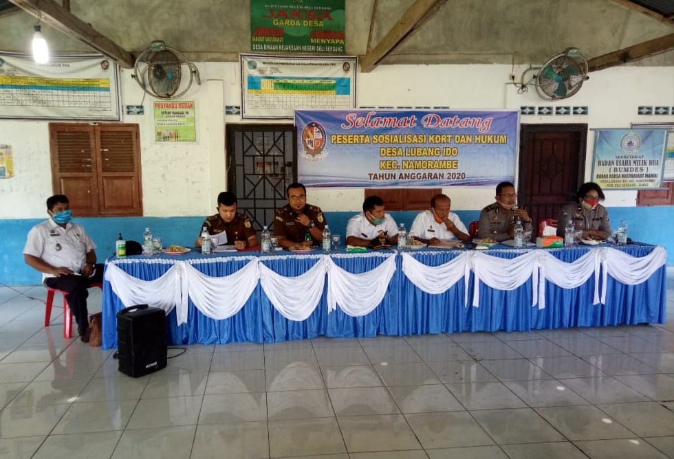 Sosialisasi KDRT, Kapolsek Namorambe: Pelaku Tidak Sakit Secara Kasat Mata Melainkan Batin