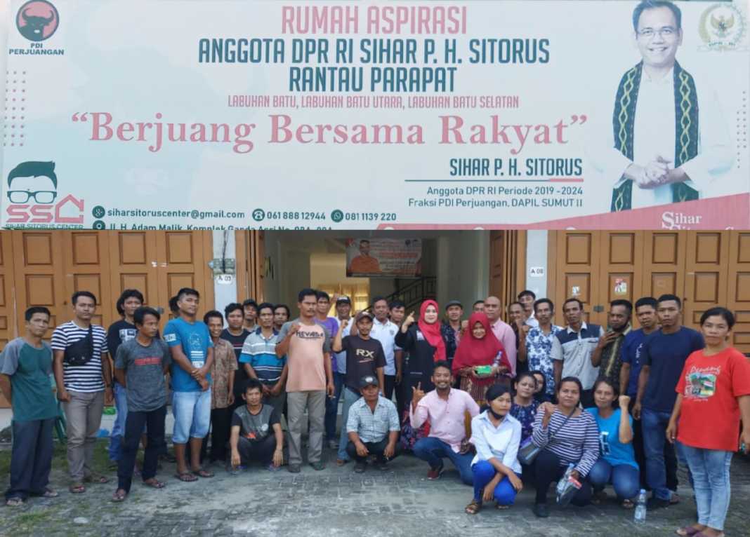 Tim Sihar Sitorus Center (SSC) Kabupaten Labuhanbatu Raya Rajut Tali Silahturahmi