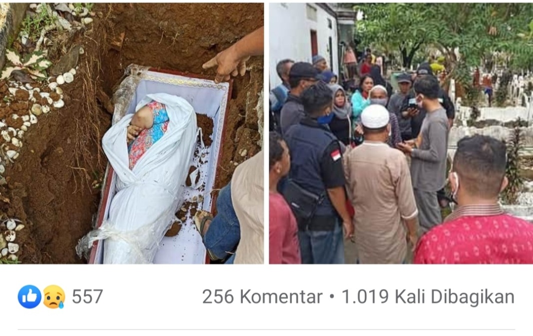 Viral, Dugaan Mayat Masih Pakai Daster