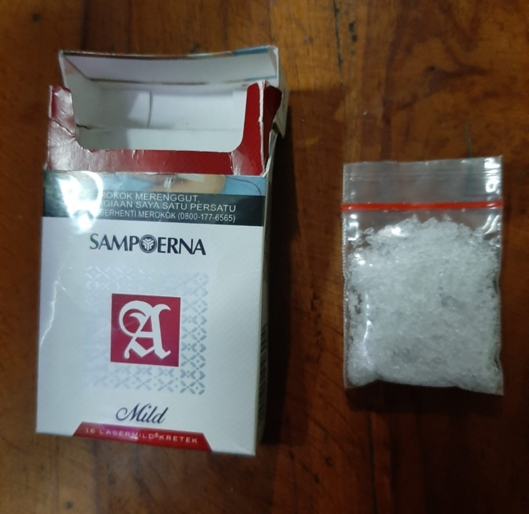 Polsek Binjai Timur, Amankan Seorang Pelaku Simpan Sabu di Kotak Rokok