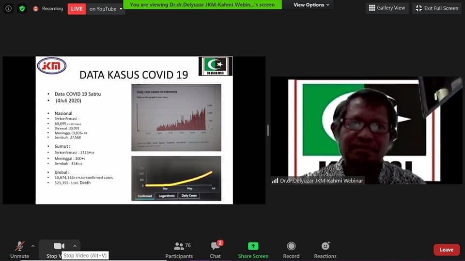 Webinar JKM Indonesia-KAHMI: Menguatkan Jiwa Patriotik Melawan Pandemi COVID-19