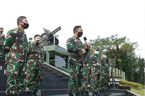 KASAD Kunjungi Secapa AD: Jumlah yang Positif COVID-19 1.280 Orang