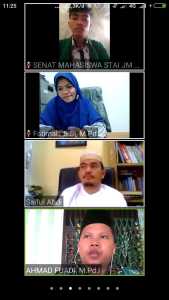 SEMA STAI JM Tanjung Pura Langkat, Gelar Webinar Pengelolaan Pembelajaran Era Kebiasaan Baru