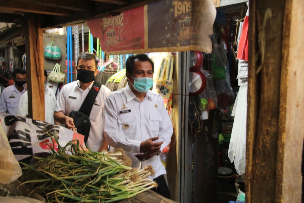 Wakil Bupati Ciamis, Sambangi Pasar Panjalu dan Panumbangan