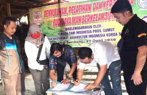 Sinergitas Pemuda Tani dan Masyarakat Akuakultur