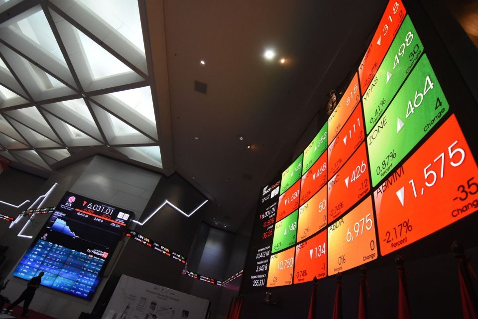 IHSG Saat Penutupan Awal Pekan Terpuruk