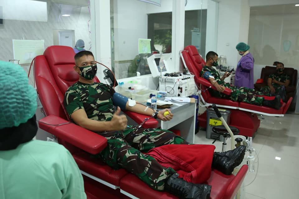 Dinas Penerangan Angkatan Darat: 3 Perwira mantan Secapa Donor Plasma