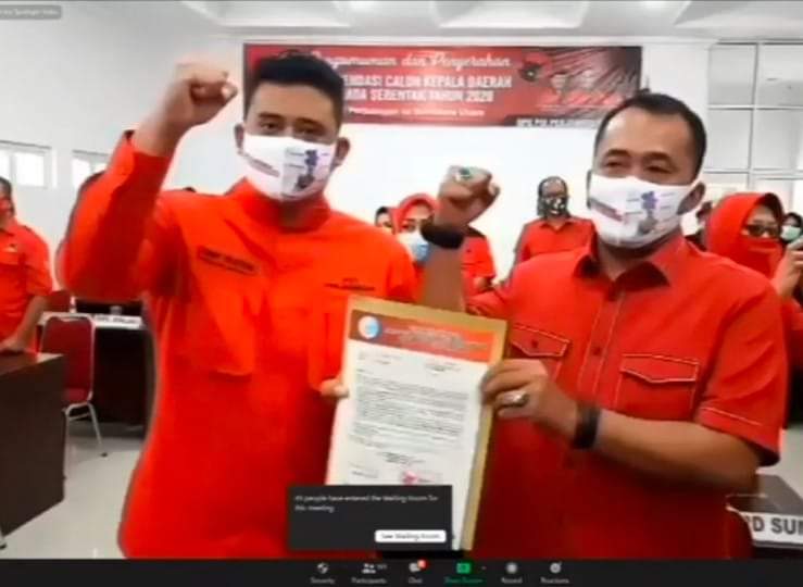 PDIP Resmi Usung Bobby Nasution-Aulia Rahman di Pilkada Medan