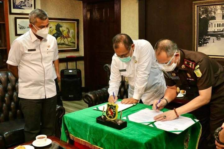 Pemko Medan dan Kejari Belawan Lakukan MoU Perjanjian Kerjasama