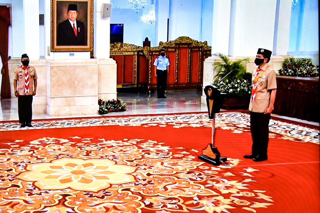 Presiden Jokowi Minta Pramuka Buat Gerakan Kedisiplinan dan Kepedulian Nasional