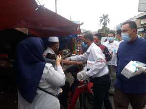 Putus Mata Rantai Covid-19 di Sumut, Organisasi Profesi Kesehatan Bergerak Ke Langkat Bagikan Jutaan Masker