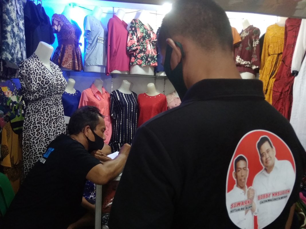 Relawan Bobby Nasution (Re-Born), Jemput Aspirasi Pedagang